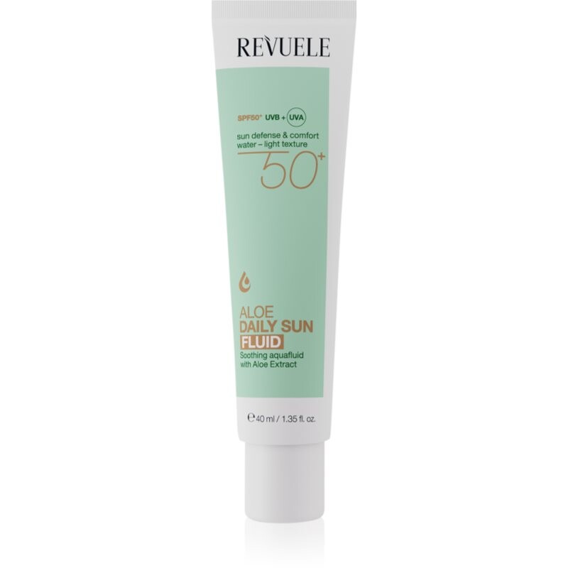Revuele Daily Sun Aloe lehký ochranný fluid SPF 50+ 40 ml