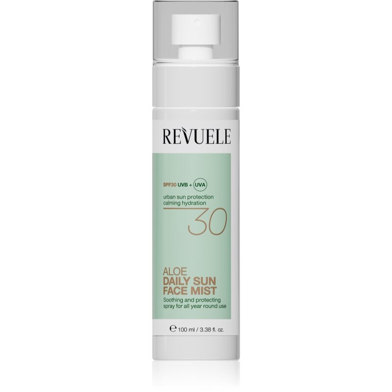 Revuele Daily Sun Aloe ochranná mlha na obličej SPF 30 100 ml