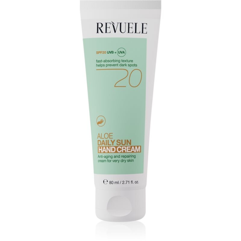 Revuele Daily Sun Aloe ochranný krém na ruce SPF 20 80 ml