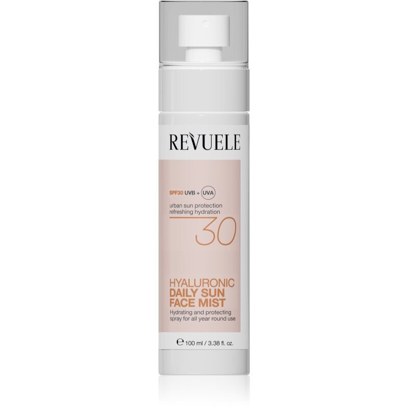 Revuele Daily Sun Hyaluronic ochranná mlha s hydratačním účinkem SPF 30 100 ml