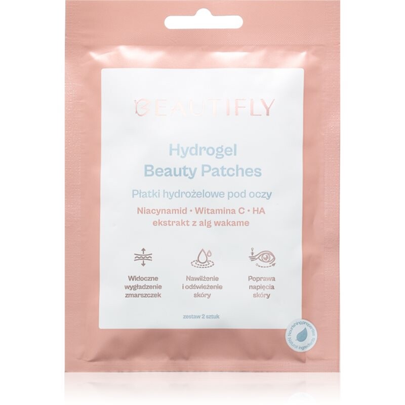Beautifly Hydrogel eye patches zpevňující gelové polštářky pod oči 1 pár