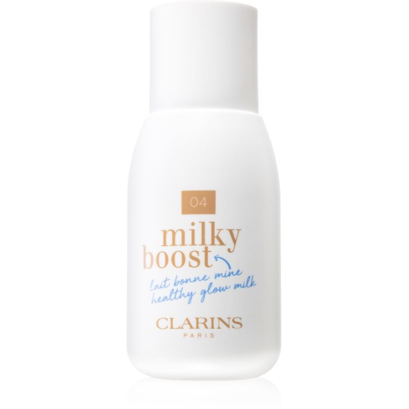 Clarins Milky Boost tónovací mléko pro sjednocení barevného tónu pleti odstín 04 Milky Auburn 50 ml