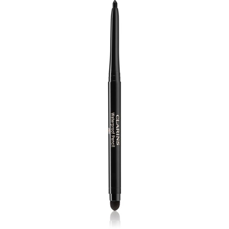 Clarins Waterproof Pencil voděodolná tužka na oči odstín 01 Black Tulip 0.29 g