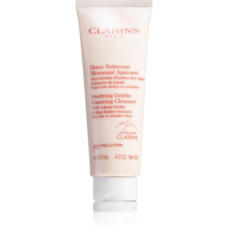 Clarins Soothing Gentle Foaming Cleanser čisticí pěnivý krém pro zklidnění pleti 125 ml