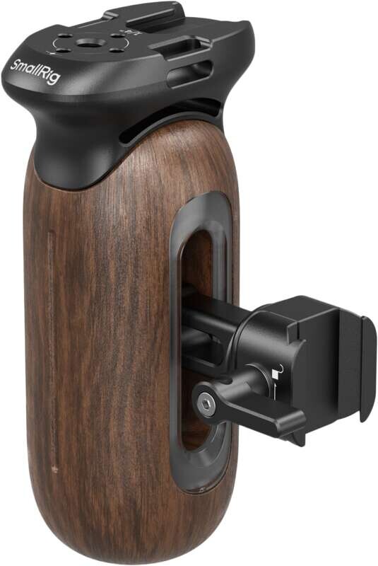 SmallRig Wooden Side Handle with NATO Clamp 5239