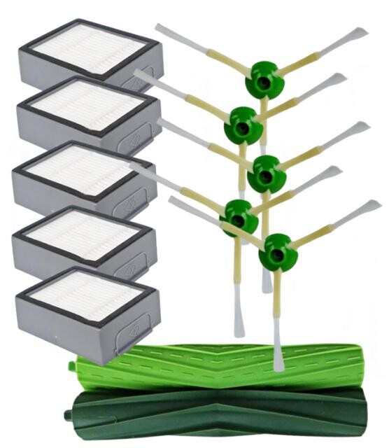 12ks HEPA filtry a kartáče pro iRobot Roomba e5, e6, i3, i4, i5, i6, i7, i8, j7 sada