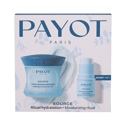 PAYOT Source Moisturizing Ritual : pleťový krém Adaptogen Moisturising Cream 50 ml + oční krém v tyčince Adaptogen Moisturising Eye Stick 4,5 g pro ženy