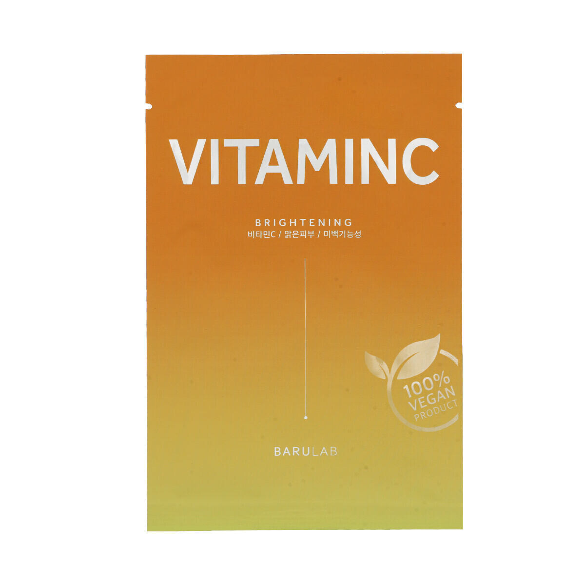 Barulab Vitamin C Brightening Face Mask zjemňující a rozjasňující pleťová maska 23 g unisex