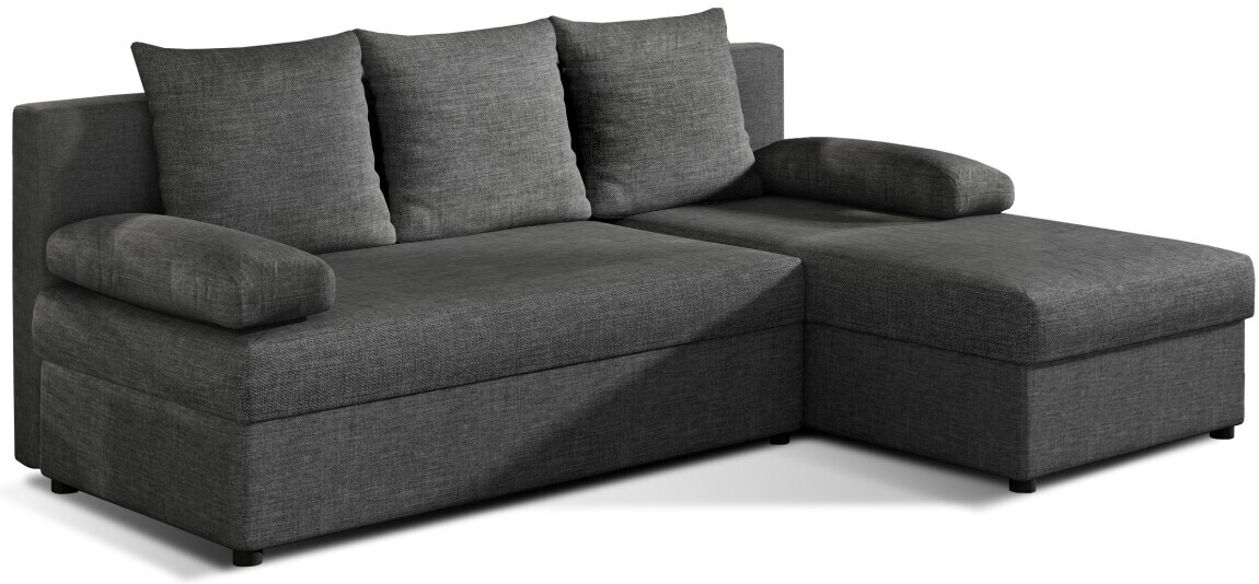 Rohová sedačka MARGATE 01, tmavě šedá látka - II. jakost, POUZE OSOBNÍ ODBĚR