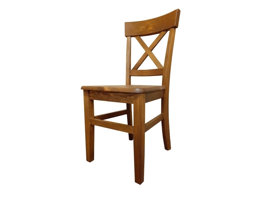 Jídelní židle RUFINA II, masiv borovice/moření: dub - II. jakost, POUZE OSOBNÍ ODBĚR