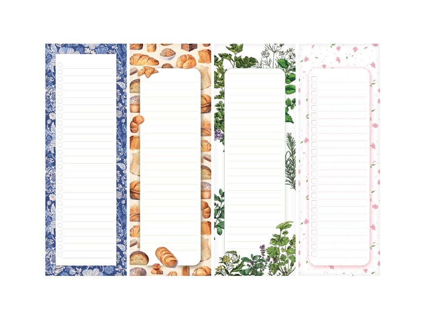 MFP 7510198 Bloček magnetický 8x24cm, 80 listů, mix 2