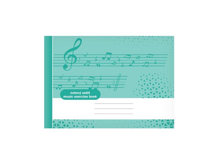 MFP 7520405 Školní sešit BASE notový 16 listů