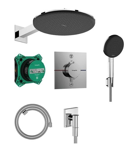 Sprchový systém Hansgrohe Raindance Alive S s termostatickou baterií chrom 24630000