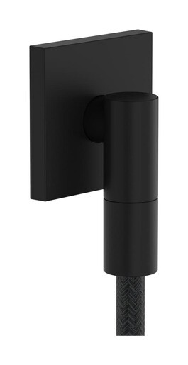 Podomítkový vývod Hansgrohe FixFit Fine E se zpětným ventilem matná černá 28883670