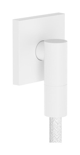 Podomítkový vývod Hansgrohe FixFit Fine E se zpětným ventilem matná bílá 28883700