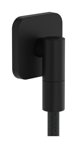 Podomítkový vývod Hansgrohe FixFit Fine Q se zpětným ventilem matná černá 28884670