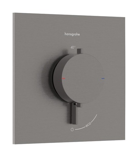 Sprchová baterie Hansgrohe Ecostat Comfort E bez podomítkového tělesa kartáčovaný černý chrom 33710340