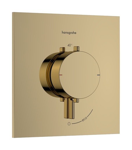 Sprchová baterie Hansgrohe Ecostat Comfort E bez podomítkového tělesa leštěný vzhled zlata 33710990
