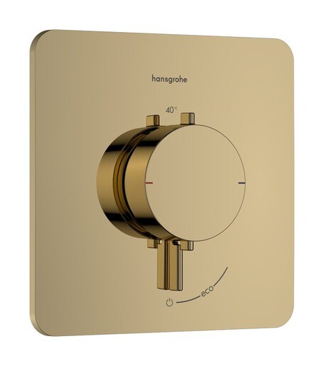 Sprchová baterie Hansgrohe Ecostat Comfort Q bez podomítkového tělesa leštěný vzhled zlata 33712990