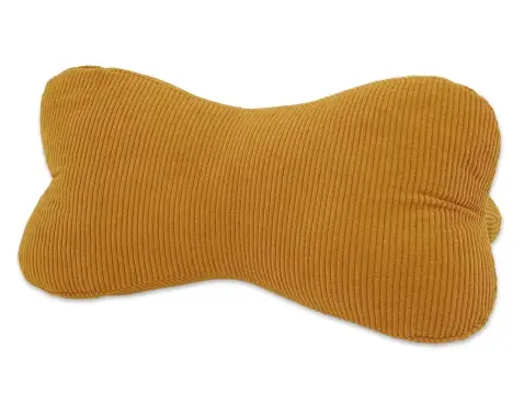 Polštář na čtení Antje 18x35 cm, medově žlutý