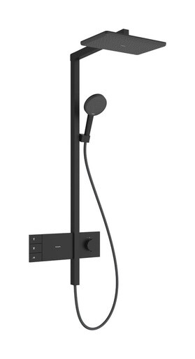 Sprchový systém Hansgrohe Raindance Alive Q s termostatickou baterií matná černá 24591670