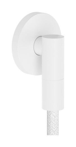 Podomítkový vývod Hansgrohe FixFit Fine S se zpětným ventilem matná bílá 28882700