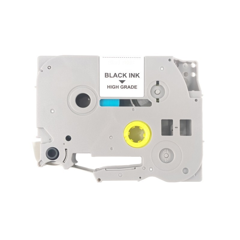 Kompatibilní páska s Brother HGe-261, 36mm x 8m, černý tisk / bílý podklad, vysokorychlostní