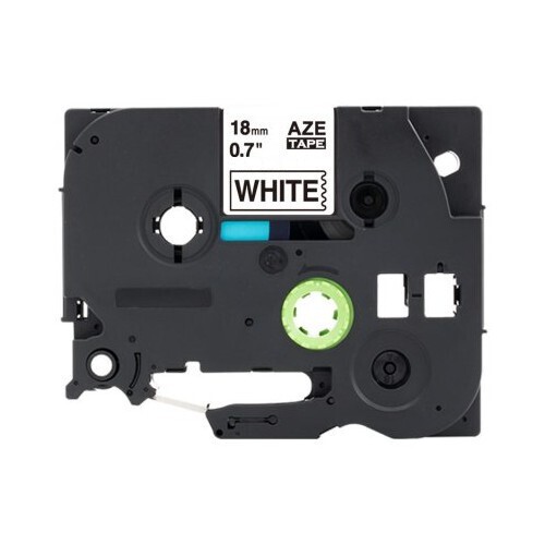 Kompatibilní páska s Brother TZ-N241 / TZe-N241, 18mm x 8m, černý tisk / bílý podklad, nelaminovaná