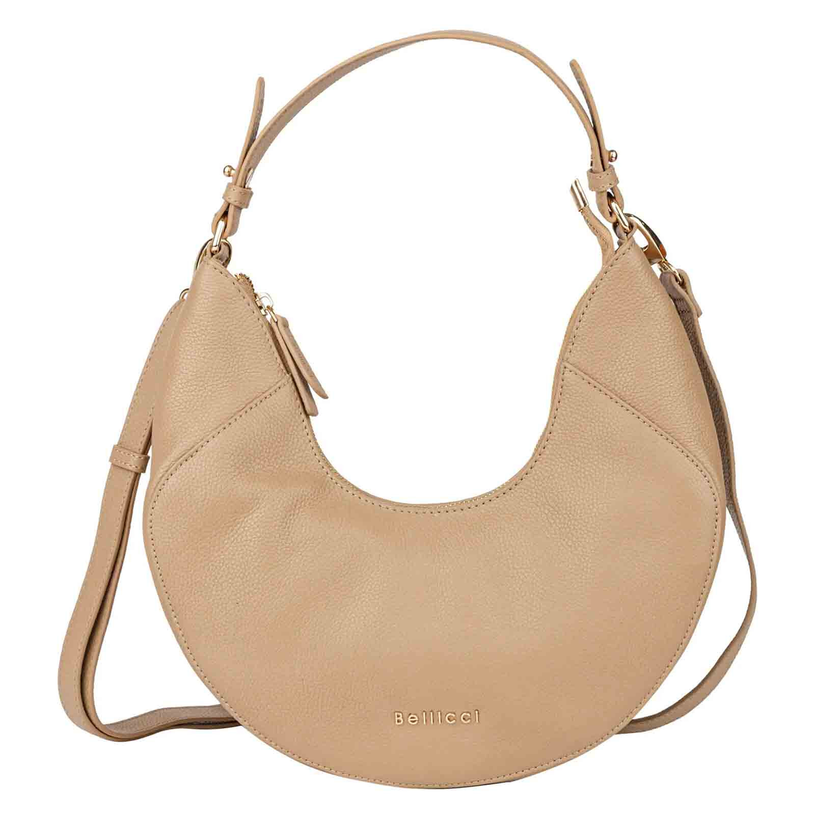 Dámská kožená kabelka Bellicci Caradonna - béžová