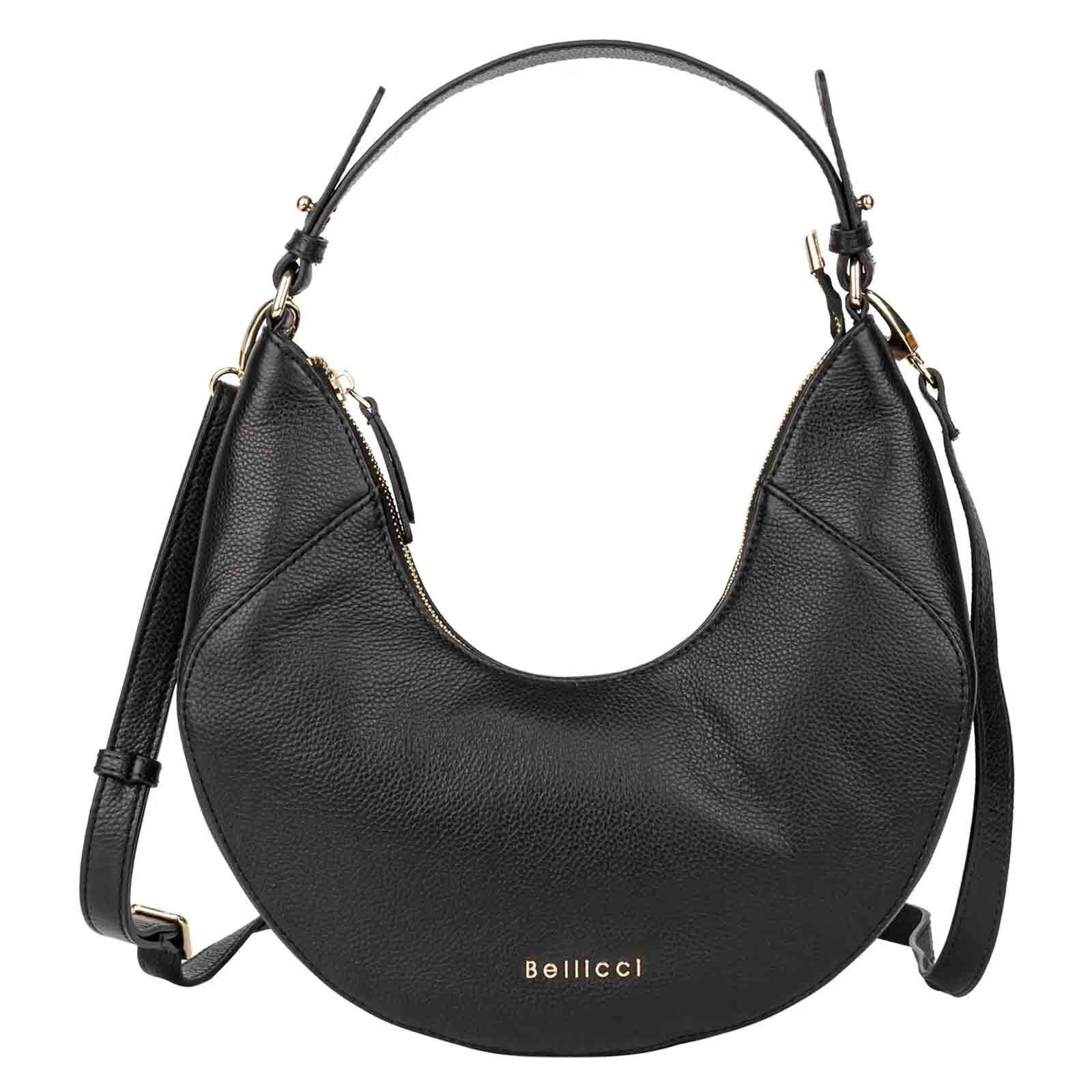 Dámská kožená kabelka Bellicci Caradonna - černá