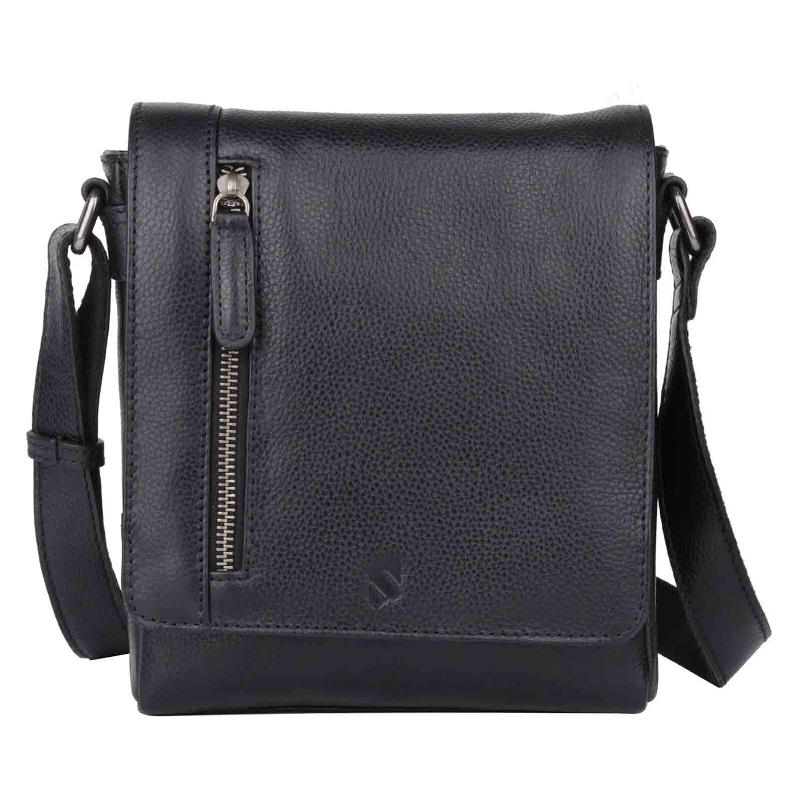 Pánská kožená taška přes rameno Sparwell Kenny - černá