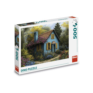 Puzzle Modrý domeček 500 dílků
