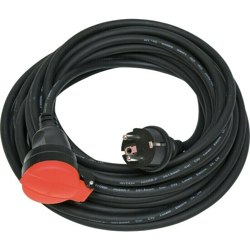 Kabel prodlužovací gumový spojka DEK PR325 25 m 1,5 mm2 IP 44