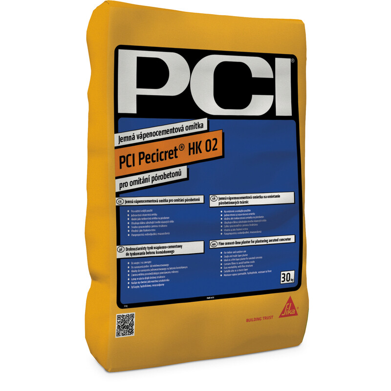 Omítka jemná PCI Pecicret HK 02 30 kg