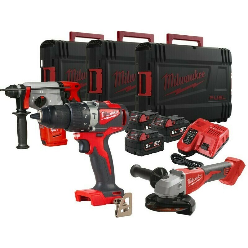 Sada AKU nářadí Milwaukee M18FPP3AG-503X