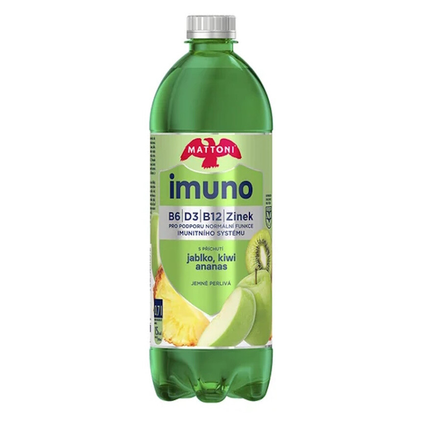MATTONI Imuno jablko kiwi ananas 700 ml