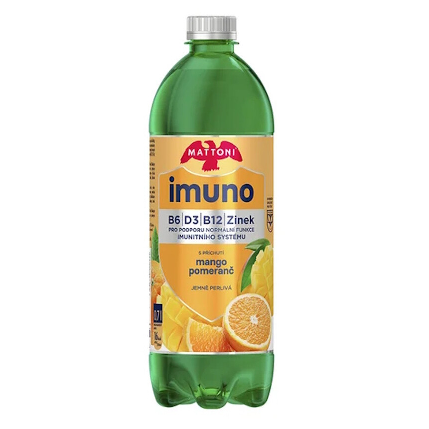 MATTONI Imuno mango pomeranč 700 ml
