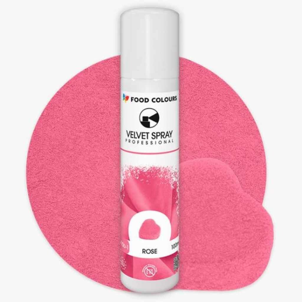 Food Colours Sametový sprej Rose 100ml