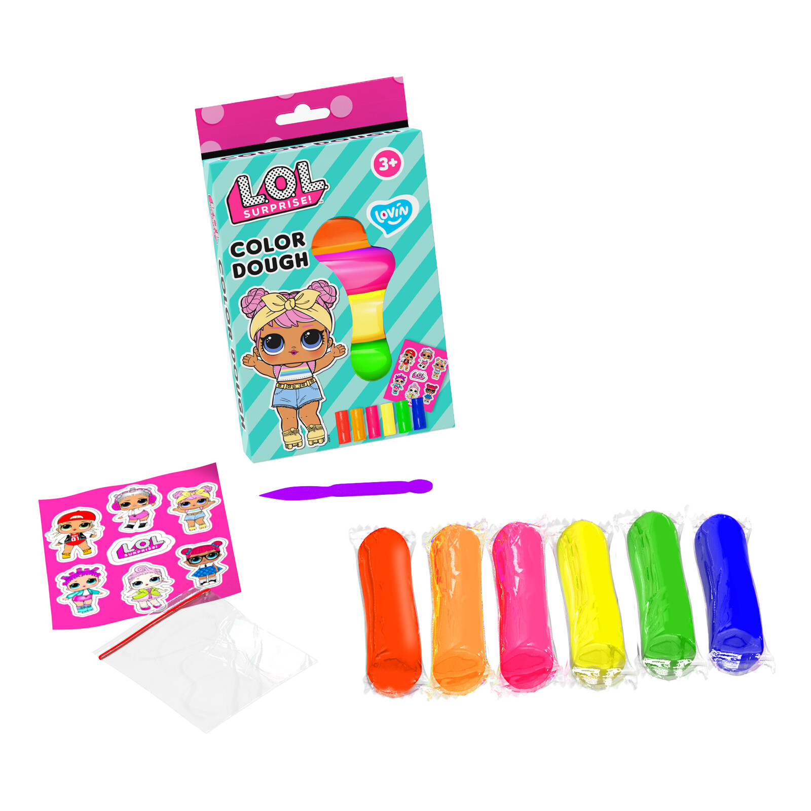 L.O.L. Surprise! Tvarovací hmota rychloschnoucí 6 balíčků