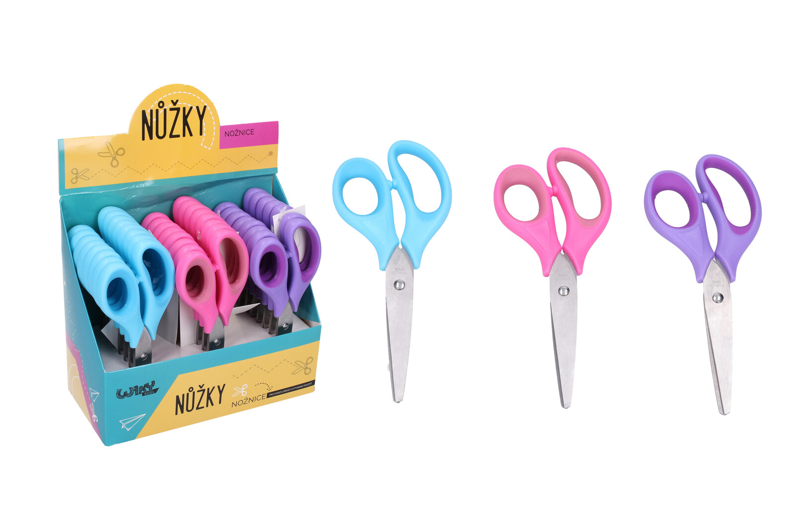 Nůžky 15,9 cm, 3 druhy