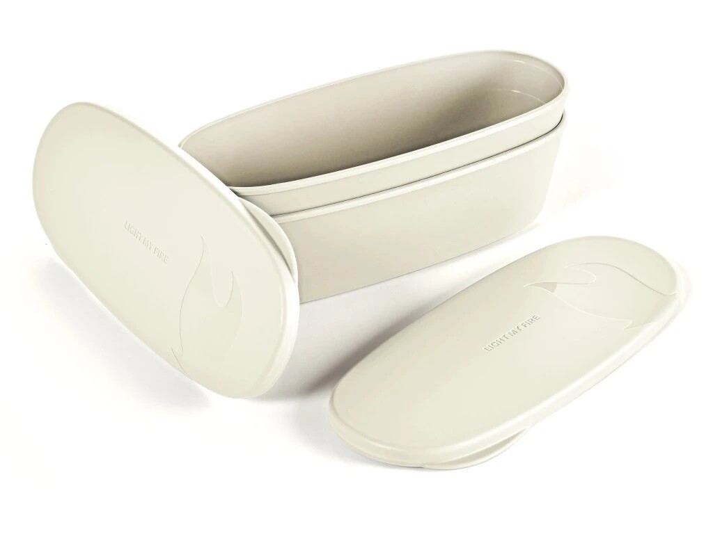 Light My Fire SnapBox oval 2-pack Cream 7331423014965