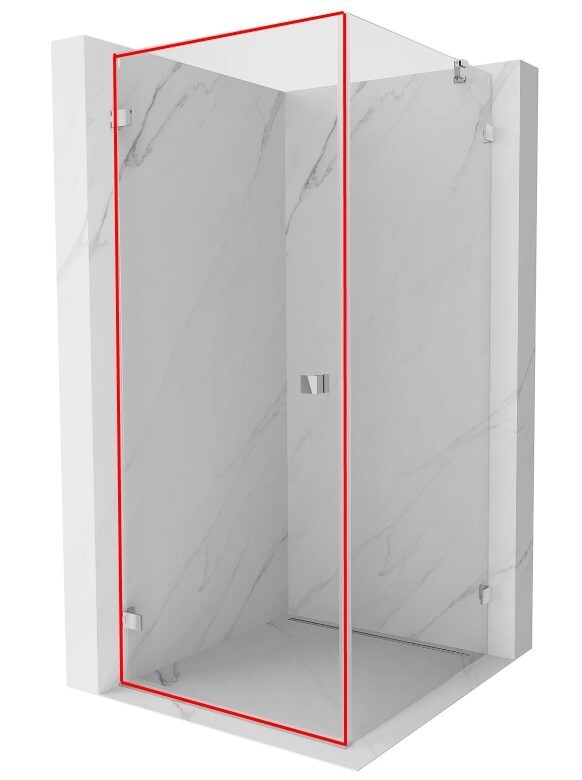 MEXEN LUNAR dveře (Šx1) sklo 100x200 cm 6 mm, transparentní 832-100-000-00-00