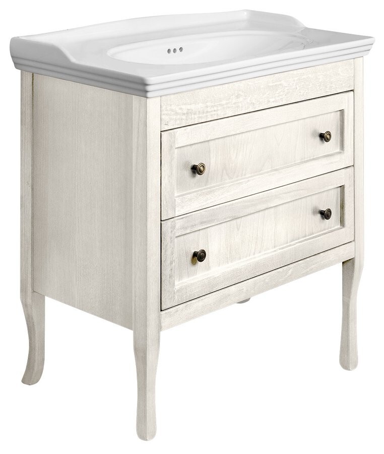 SAPHO RETRO umyvadlová skříňka 83,5x80x43cm, starobílá 1631