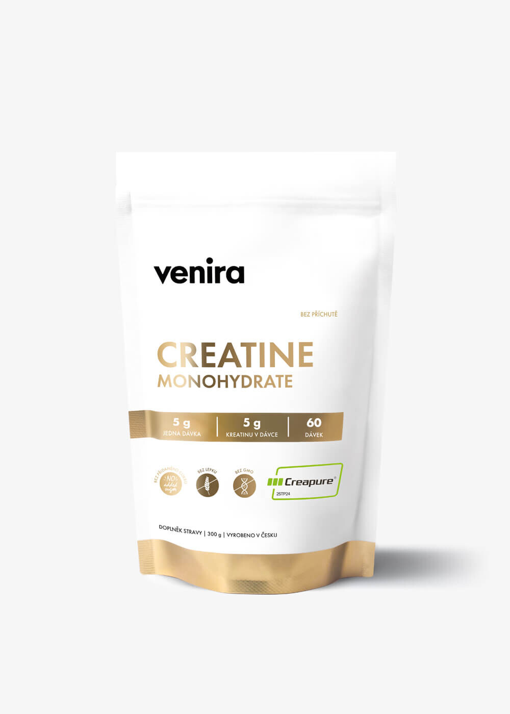 VENIRA kreatin monohydrát Creapure®, bez příchutě, 300 g