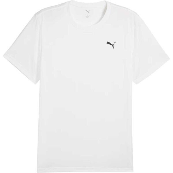 Puma M TAD ESSENTIALS SOLID CAT TEE Pánské triko, bílá, velikost