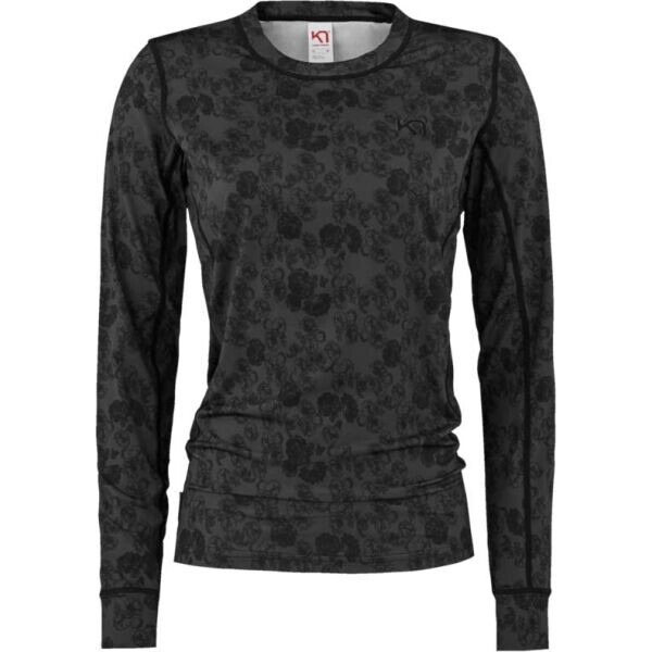 KARI TRAA FANTASTISK Dámské termo triko, tmavě šedá, velikost