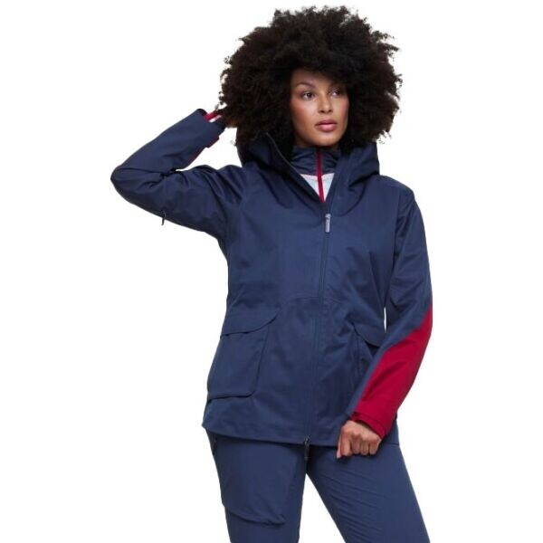 KARI TRAA VOSS Dámská nepromokavá bunda, tmavě modrá, velikost