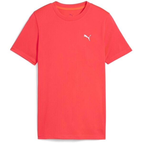 Puma TAD ESSENTIALS TEE B Chlapecké triko, červená, velikost