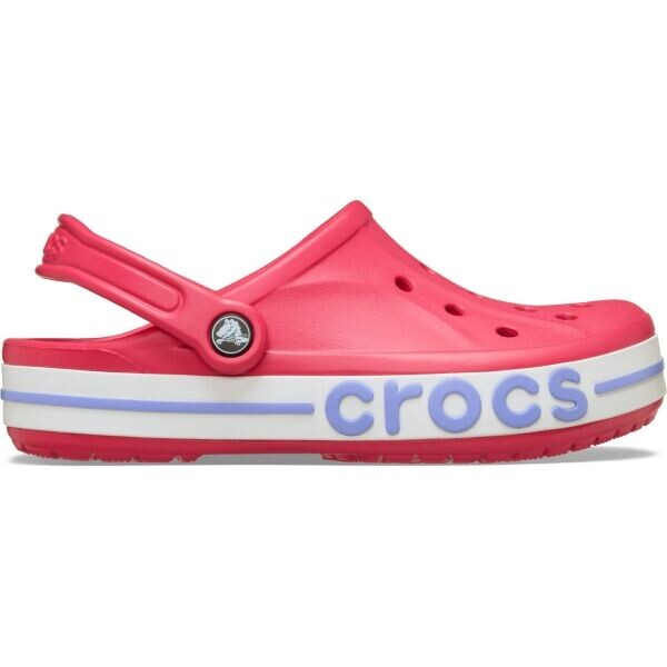 Crocs BAYABAND CLOG Dámské pantofle, červená, velikost 38/39