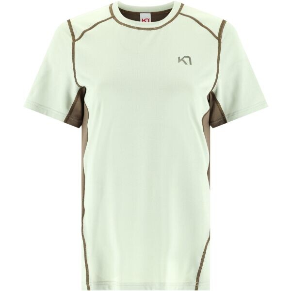 KARI TRAA SVAL TEE Dámské vlněné tričko, světle zelená, velikost